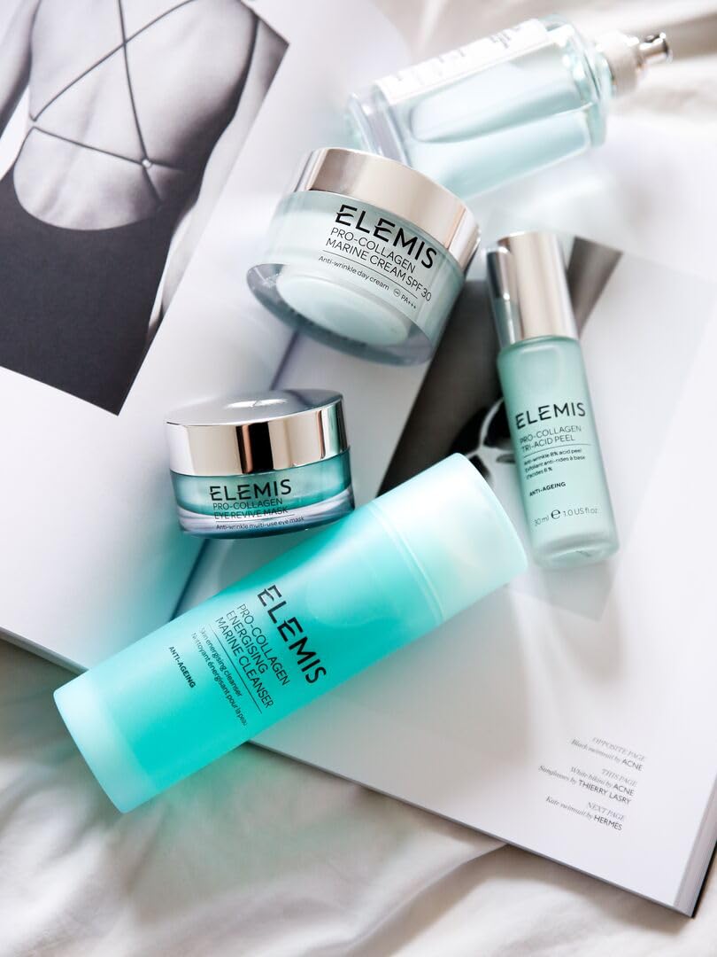 ELEMIS Pro-Collagen Energising Marine Cleanser 150ml – Anti-Aging Gel Face Wash To Purify, Energize & Refresh Skin with Magnesium & Zinc