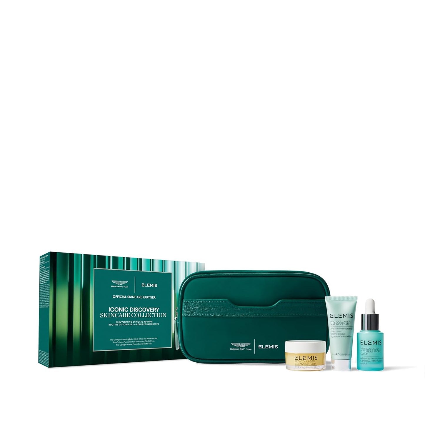 ELEMIS x Aston Martin Formula One™ Team Iconic Discovery Skincare Collection ($175 Value) - Travel Essentials