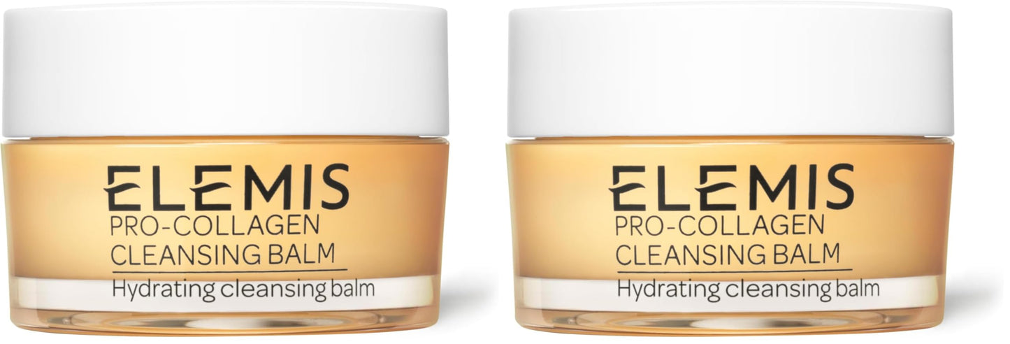 ELEMIS Pro-Collagen Cleansing Balm Makeup Remover, Hydrating Facial Cleanser, Oil Cleanser, Oil Makeup Remover, Deep Cleanse, 20g, Original New