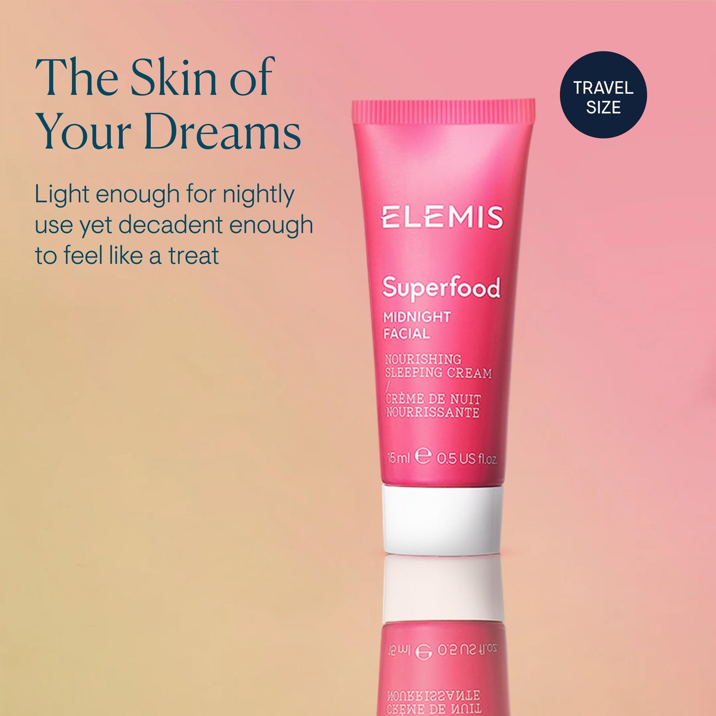 ELEMIS Superfood Midnight Facial, Moisturizer Face Cream, Hydrating Face Moisturizer for Dry Skin, Firming Facial Cream, Camu Camu & Vitamin C Cream