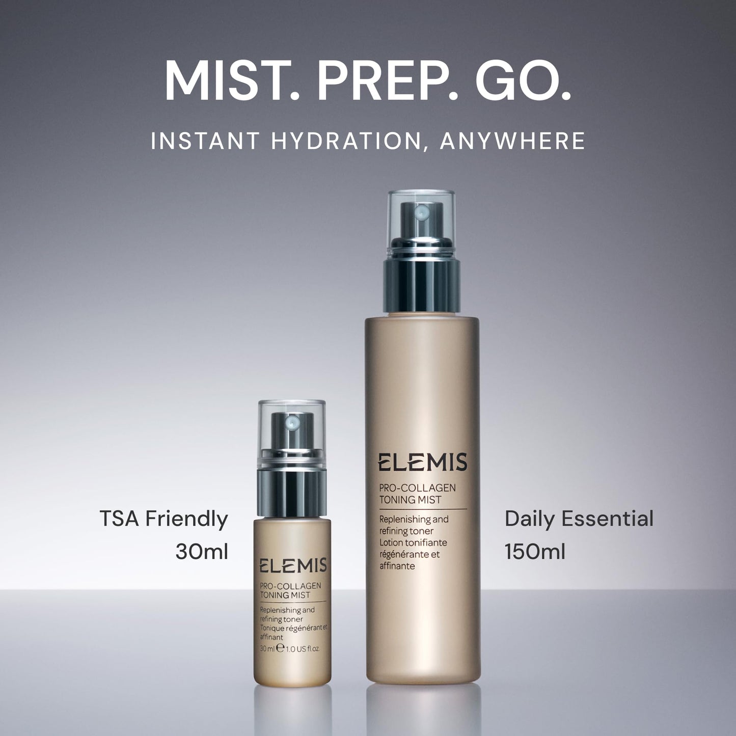 ELEMIS Pro-Collagen Toning Mist, Hydrating PHA Facial Mist to Refine Pores & Smooth Skin