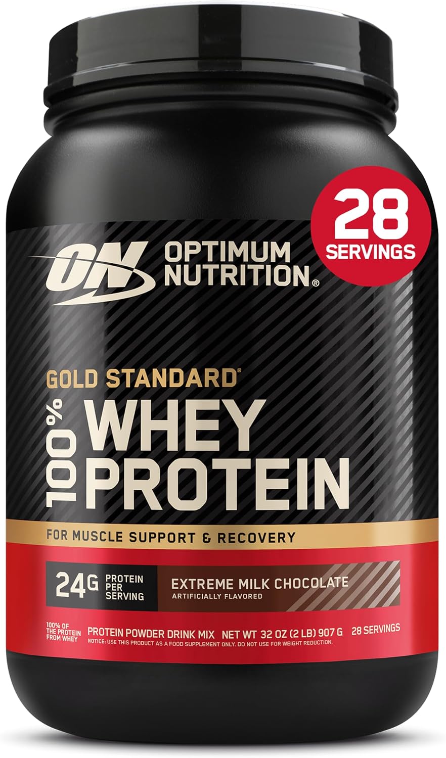 Optimum Nutrition Gold Standard 100% Whey Protein Powder, Strawberries & Cream, 5 Pound (Packaging May Vary)
