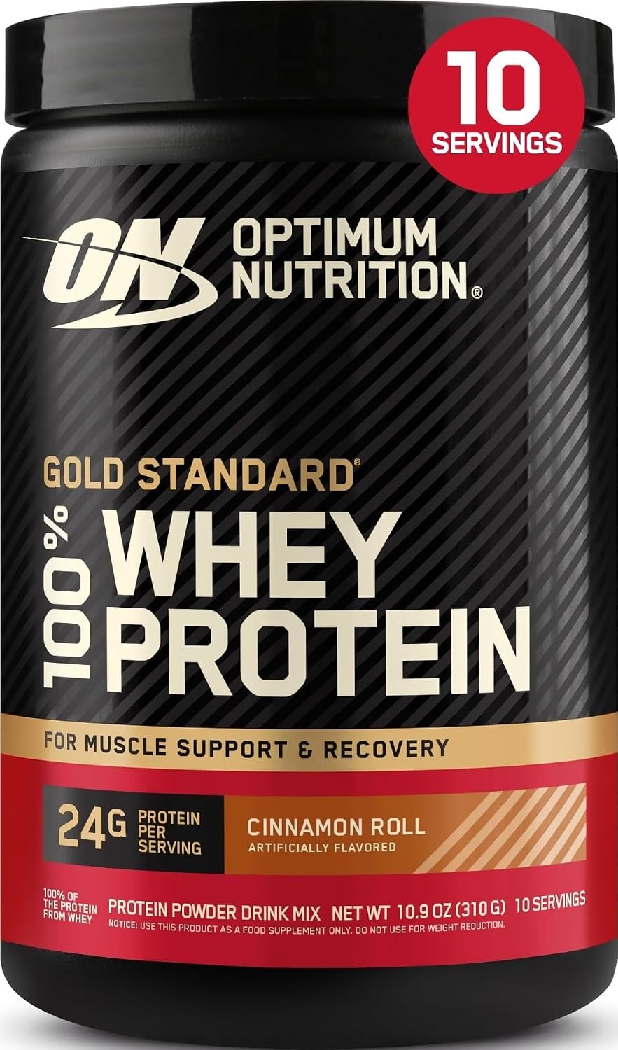 Optimum Nutrition Gold Standard 100% Whey Protein Powder, Strawberries & Cream, 5 Pound (Packaging May Vary)