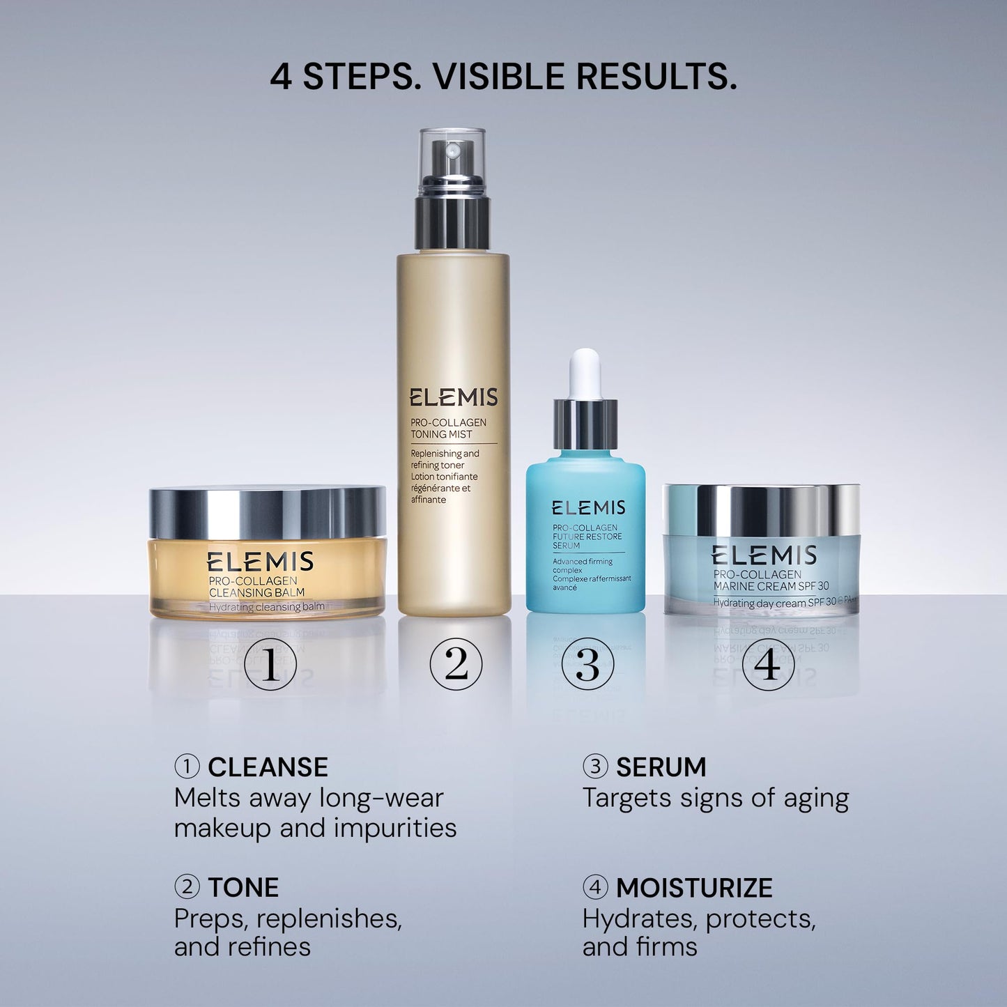 ELEMIS Pro-Collagen Toning Mist, Hydrating PHA Facial Mist to Refine Pores & Smooth Skin
