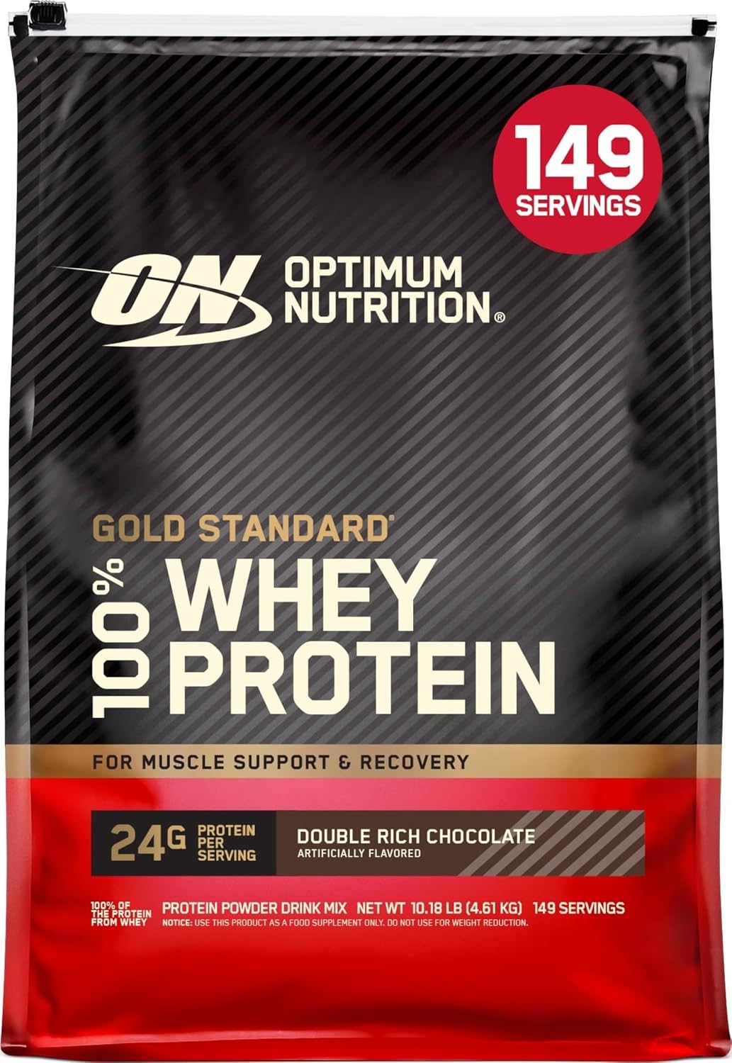Optimum Nutrition Gold Standard 100% Whey Protein Powder, Strawberries & Cream, 5 Pound (Packaging May Vary)
