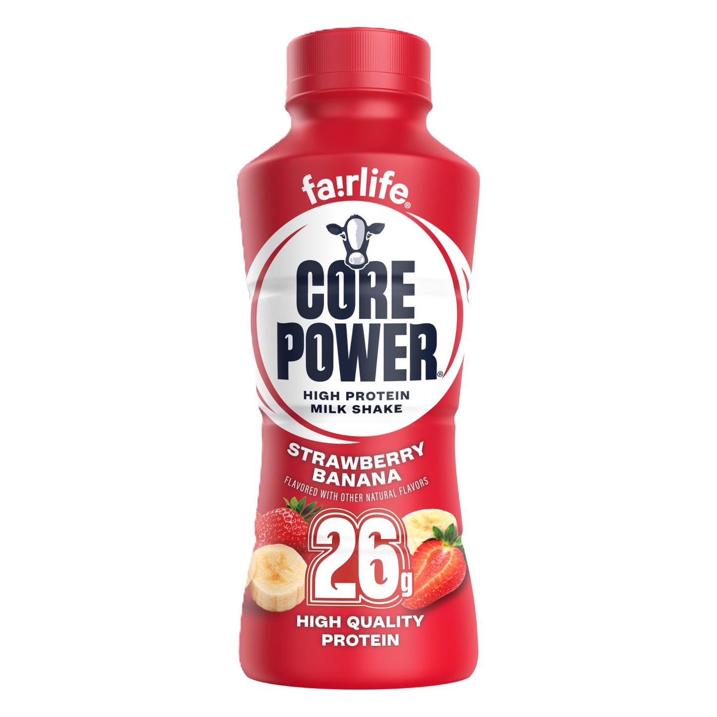 Core Power Protein Shake, Vanilla, 26g Bottle, 14oz, 12 Pack