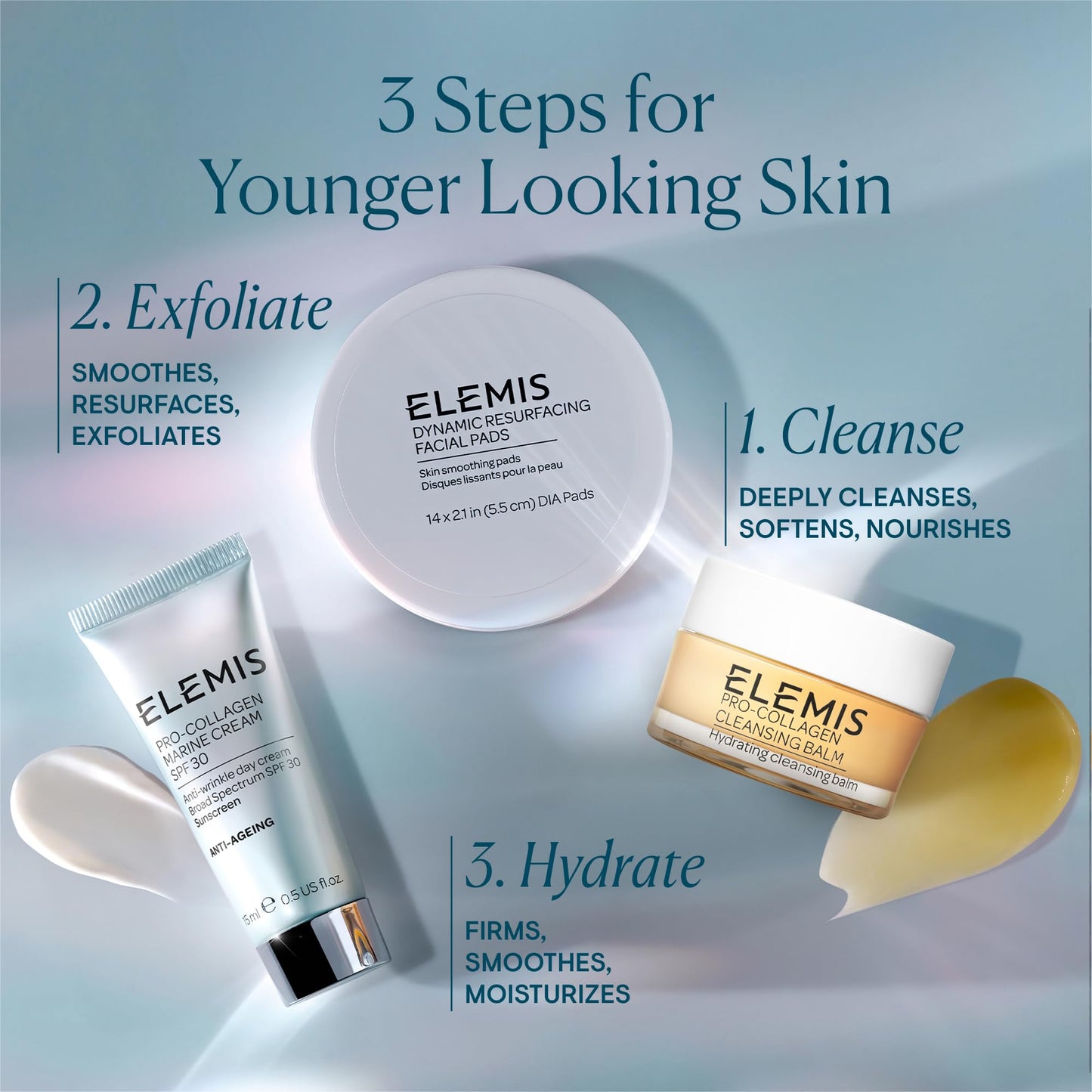 ELEMIS Pro-Collagen Cleansing Balm Makeup Remover, Hydrating Facial Cleanser, Oil Cleanser, Oil Makeup Remover, Deep Cleanse, 20g, Original New