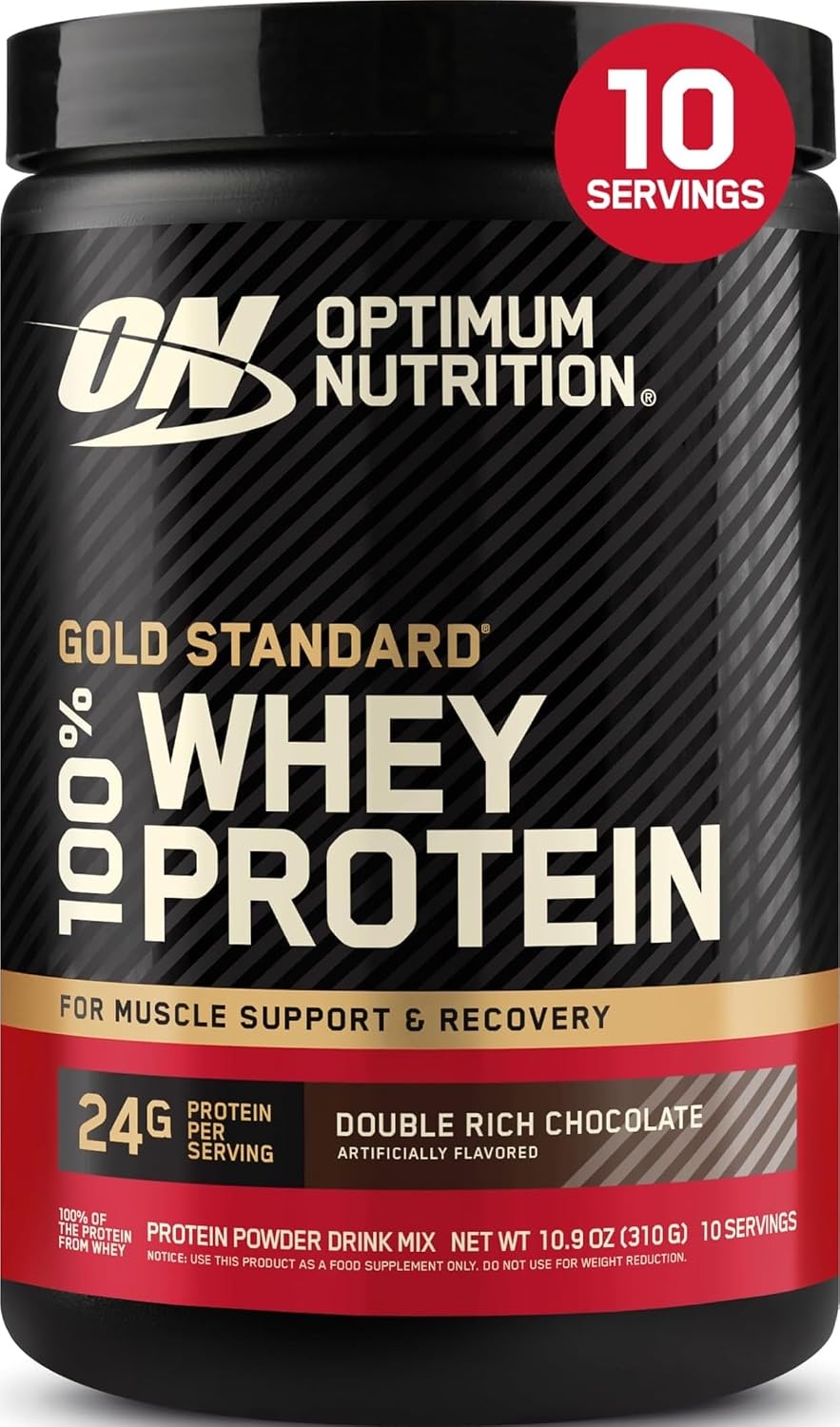 Optimum Nutrition Gold Standard 100% Whey Protein Powder, Strawberries & Cream, 5 Pound (Packaging May Vary)