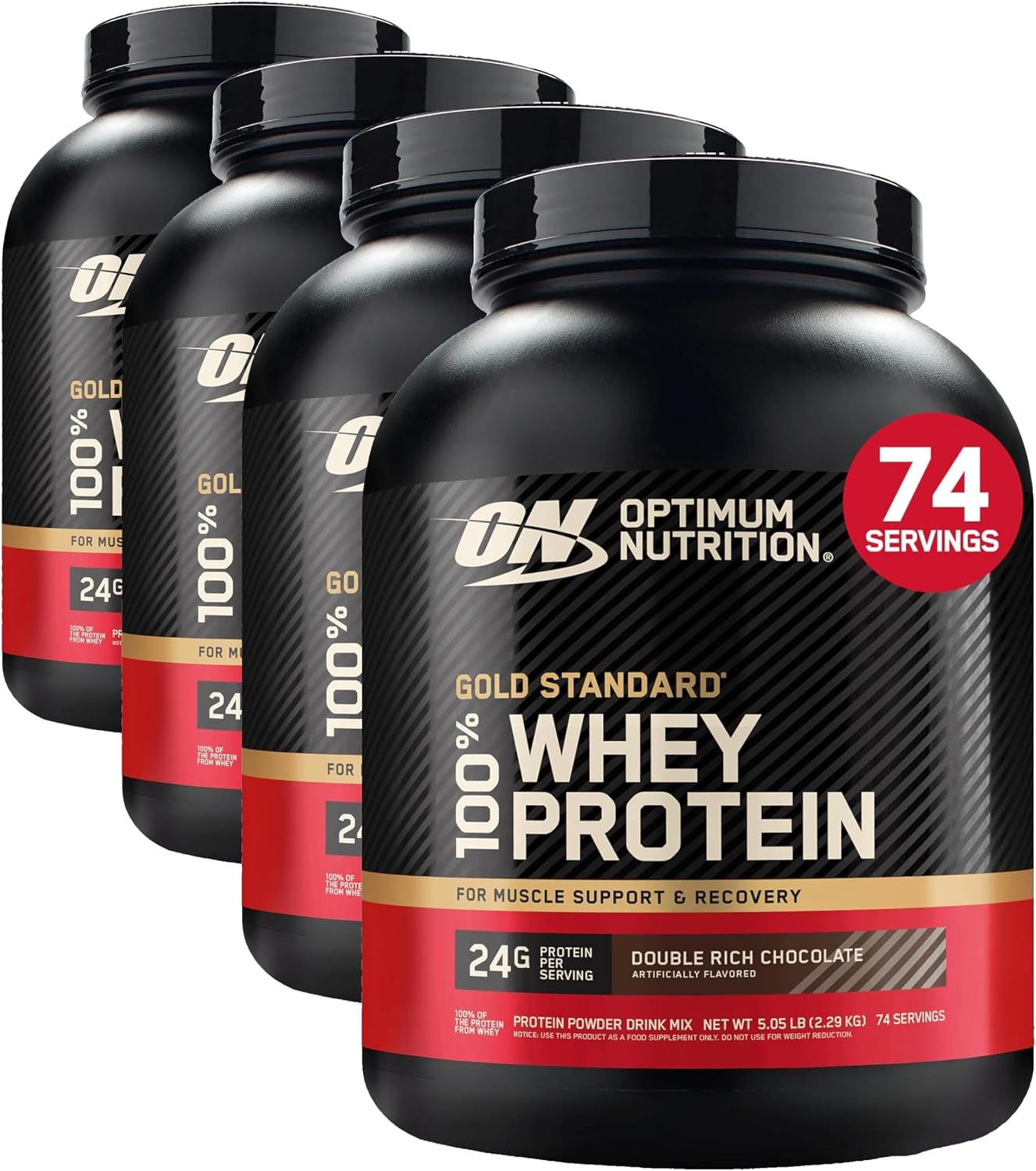 Optimum Nutrition Gold Standard 100% Whey Protein Powder, Strawberries & Cream, 5 Pound (Packaging May Vary)